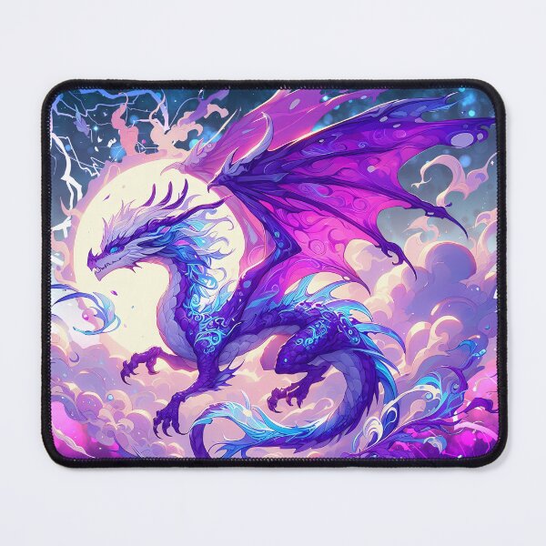 Item preview, Stylized Moonrise Dragon designed and sold by AlyssMirinArt-.