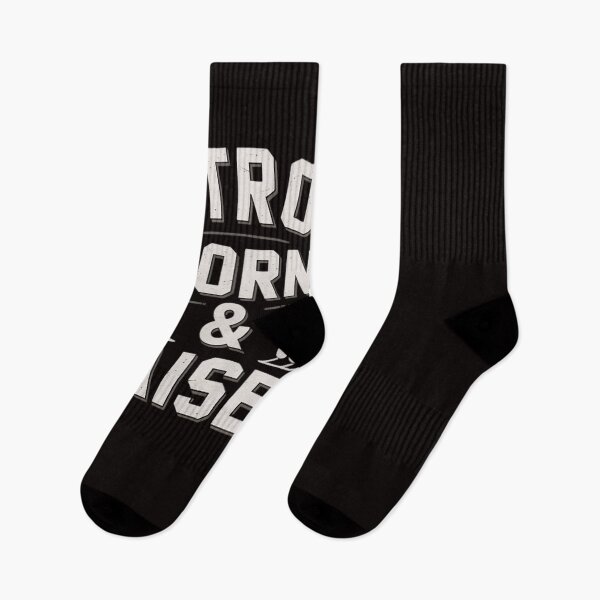 Item preview, Detroit Michigan Born And Raised Proud USA designed and sold by RatCurry.