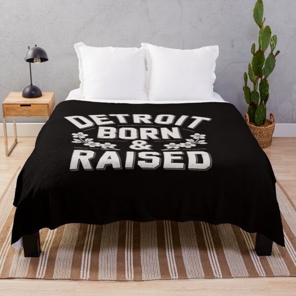 Item preview, Detroit Michigan Born And Raised Proud USA designed and sold by RatCurry.