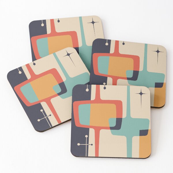 Item preview, Retro Mid Century Mod Atomic Geometric designed and sold by RetroMaggie.