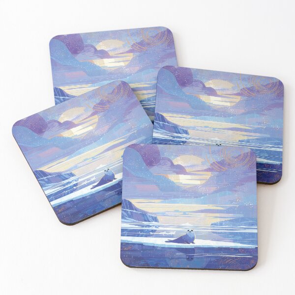 Item preview, Dreamy Winter Seal on Ice designed and sold by Dusk Atelier.