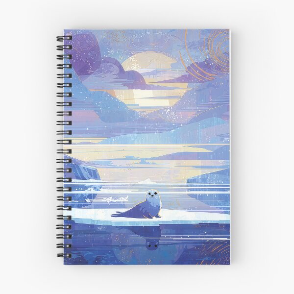 Item preview, Dreamy Winter Seal on Ice designed and sold by Dusk Atelier.