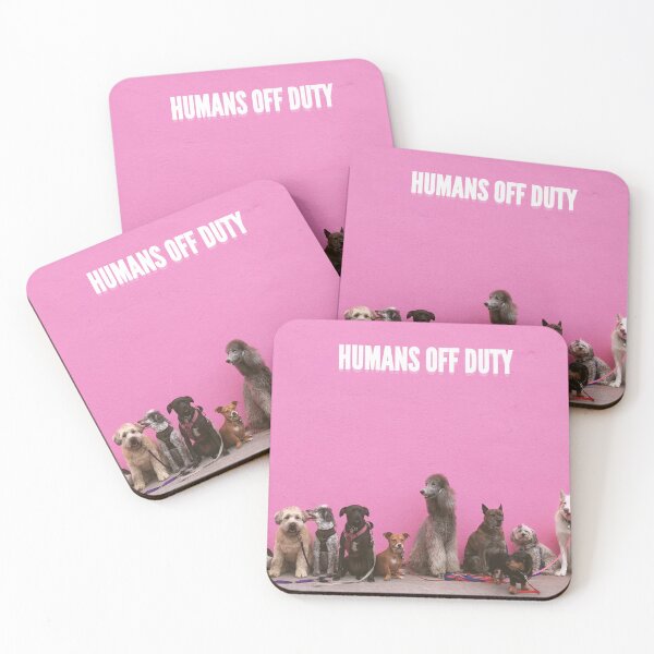 Item preview, Dogs on Break – Humans Off Duty designed and sold by Boonesmood.