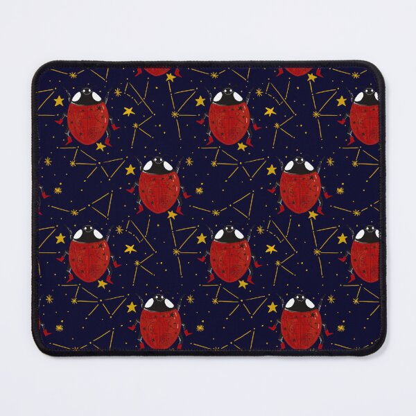 Item preview, Purple Cosmic Ladybug in Red Boots – Celestial Constellation Insect Art | Sun & Moon Astrology Illustration designed and sold by Jemma Jamie Skidmore.