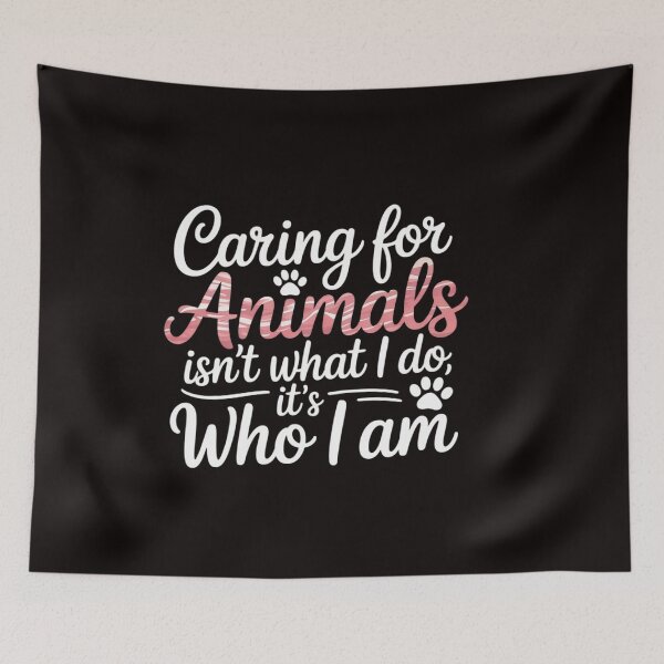 Item preview, Caring for Animals isn't what I do It's who I Am designed and sold by RatCurry.