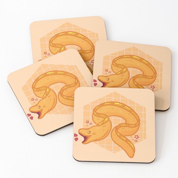 Item preview, Cute Excited Moray Eel  designed and sold by Aloe and Monstera.