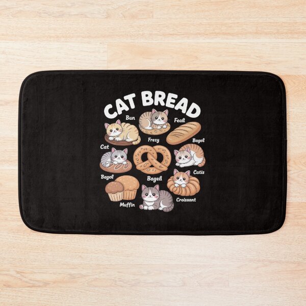 Item preview, Cat Bread Foodie Kittten Pet Owner Loaf Lover Cat designed and sold by RatCurry.
