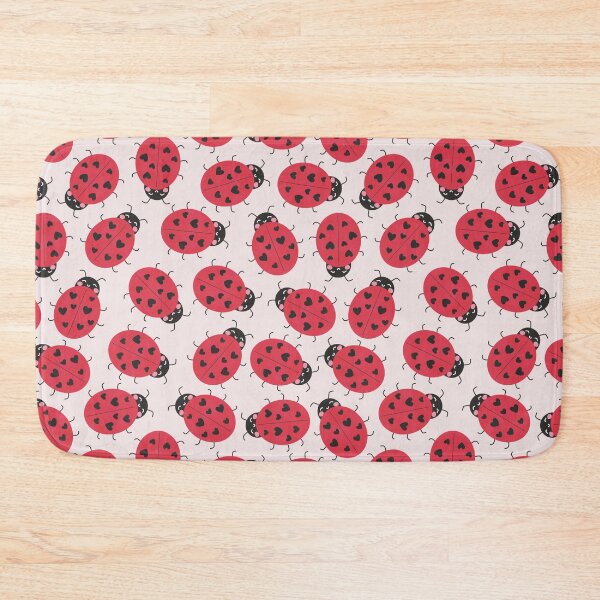 Item preview, cute ladybird with heart spots pattern designed and sold by winterpumpkin.