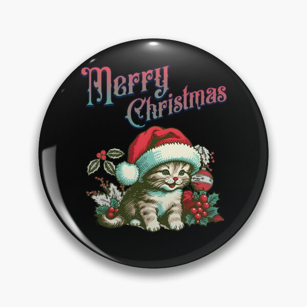 Artikelvorschau, Merry Christmas süße Katze entworfen und verkauft von ReneMM.