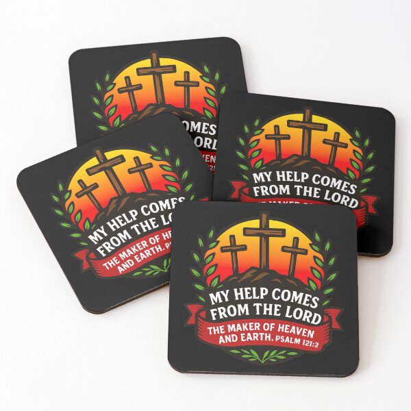 Item preview, Psalm 121:2 My help comes from the LORD the Maker of Heaven and Earth. designed and sold by plushism.