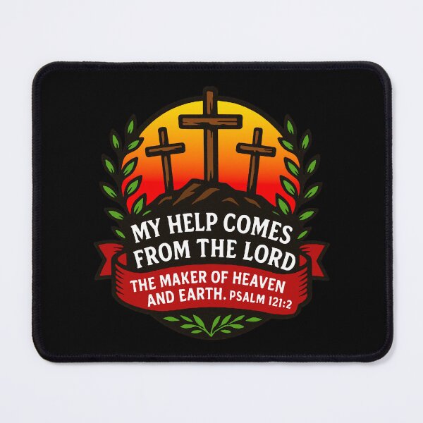 Item preview, Psalm 121:2 My help comes from the LORD the Maker of Heaven and Earth. designed and sold by plushism.