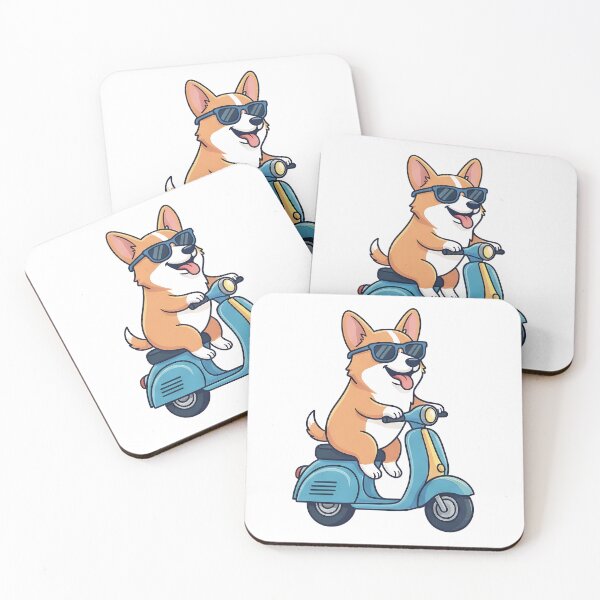 Item preview, Cool Dogs on Wheels – Cute Scooter & Skateboard Dog Pattern designed and sold by arnalogard.