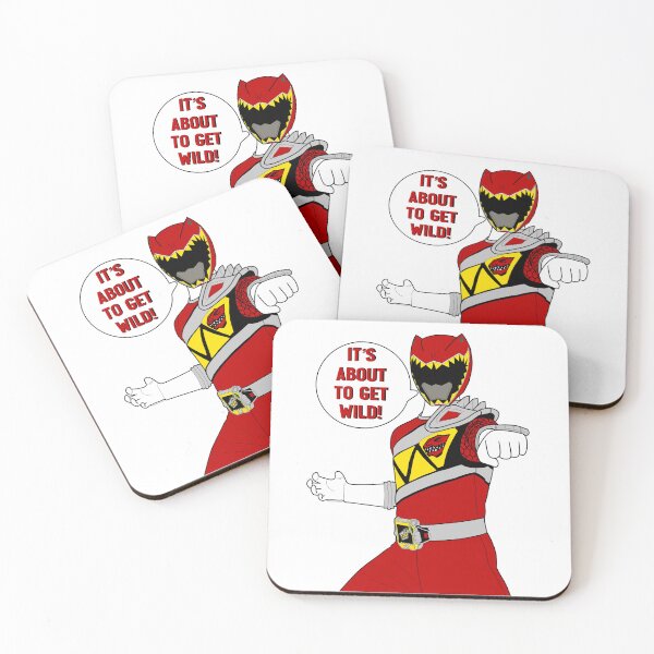 Item preview, Kyoryu DC Red Photo to Art 3 It's About To Get Wild designed and sold by Ink Shot Studios.