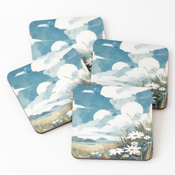 Item preview, Summer Breeze Over Wild Daisies designed and sold by Dusk Atelier.