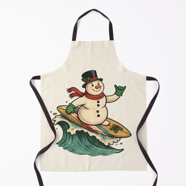 Item preview, Holiday Shredder – Snowman Surfer designed and sold by Tattee.