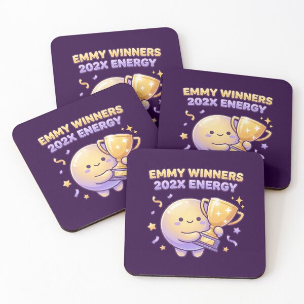 Item preview, Emmy Winners 202X Sticker – Cute Trophy Character designed and sold by Vrixat.