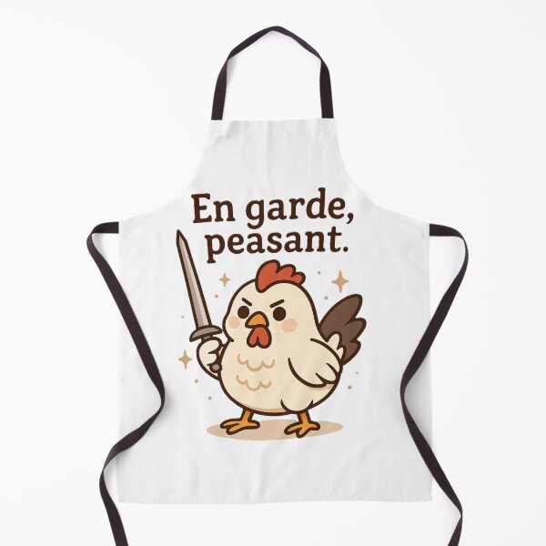 Item preview, En Garde chicken designed and sold by The Cozy Cauldron.