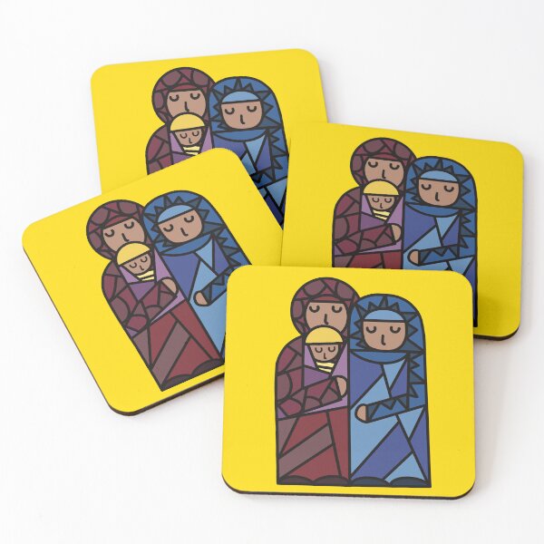 Item preview, Mary, Joseph and Baby Jesus Street Art Nativity designed and sold by JJJJdoodles.