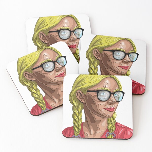 Item preview, Stylized Blonde: Pop Art Portrait with Dissolution Effect designed and sold by Keltoi-art.