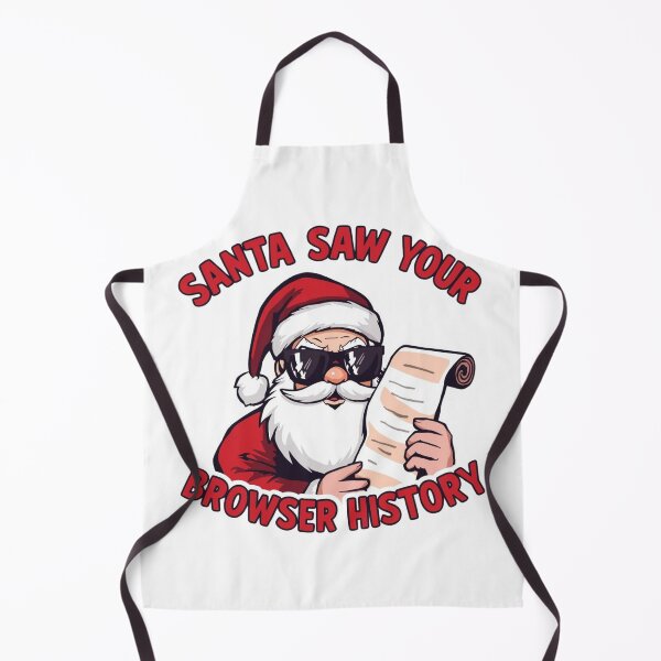 Item preview, Santa Saw Your Browser History – Funny Christmas Holiday Meme designed and sold by VandJStore.