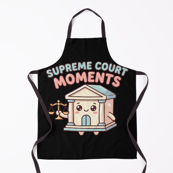 Item preview, Cute Supreme Court Sticker – Kawaii Courthouse with Justice Scale designed and sold by Vrixat.