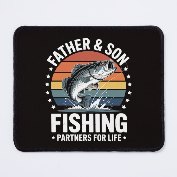 Item preview, Father Son Matching Fishing Bass Fish Dad designed and sold by LapFemile.