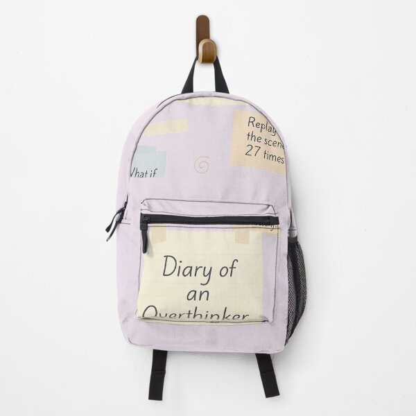 Item preview, Diary of an Overthinker – Pastel Scrapbook Collage designed and sold by Serge-Design.