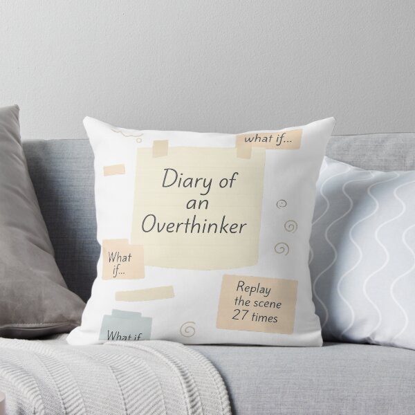 Item preview, Diary of an Overthinker – Pastel Scrapbook Collage designed and sold by Serge-Design.