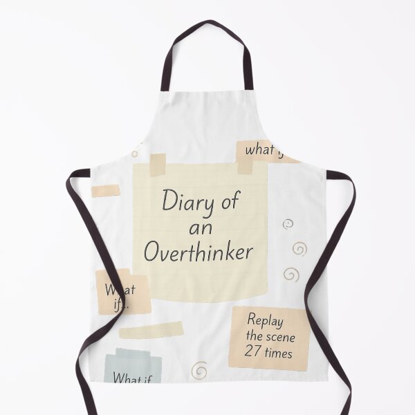 Item preview, Diary of an Overthinker – Pastel Scrapbook Collage designed and sold by Serge-Design.