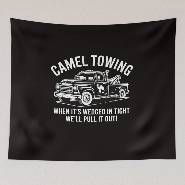Item preview, Camel Towing Inappropriate Humor Adult Humor Camel Towing designed and sold by LapFemile.