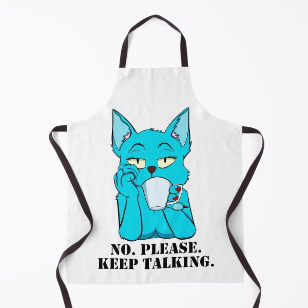 Item preview, Bored Lady Cat Sipping - Keep Talking designed and sold by Batmantis275.
