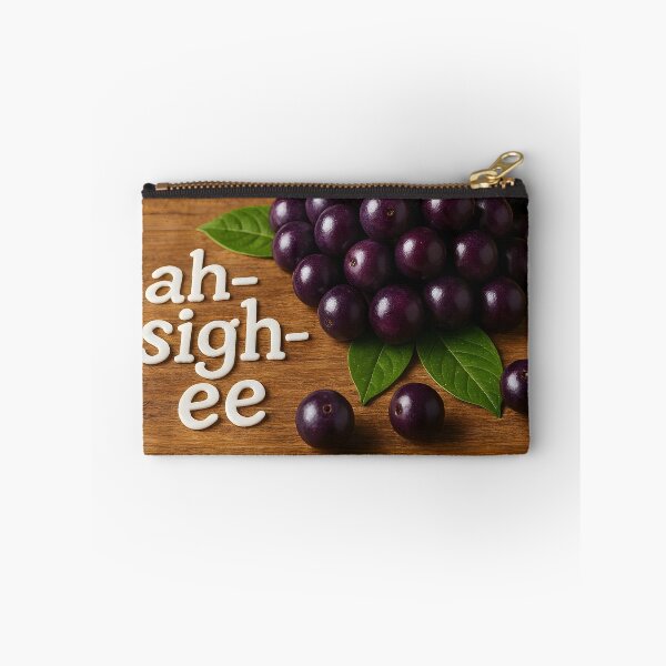 Item preview, Açaí Berries – “How to Pronounce Açaí: ah-sigh-ee” Funny Language Tip designed and sold by EmeraldeaArt.