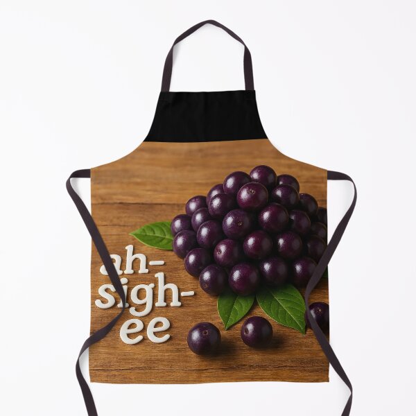Item preview, Açaí Berries – “How to Pronounce Açaí: ah-sigh-ee” Funny Language Tip designed and sold by EmeraldeaArt.