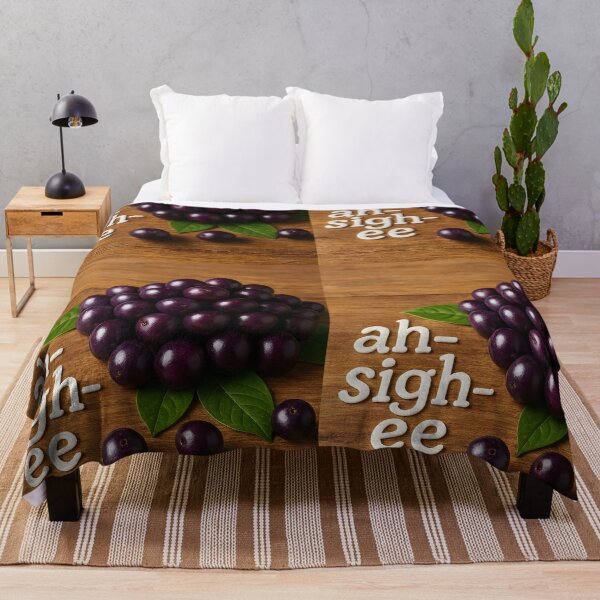 Item preview, Açaí Berries – “How to Pronounce Açaí: ah-sigh-ee” Funny Language Tip designed and sold by EmeraldeaArt.