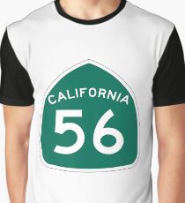 California State Route 56 Graphic T-Shirt
