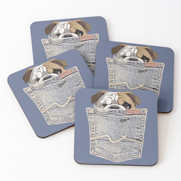 Item preview, Pocket Bulldog designed and sold by moonsquares.