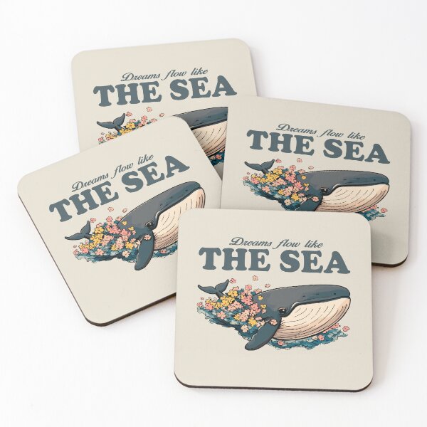Item preview, Vintage blue whale, floral details, Nostalgic, ocean art designed and sold by OrenjiArtShop.