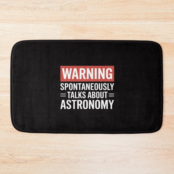 Item preview, Warning Spontaneously Talks About Astronomy Teacher designed and sold by MuteElevent.
