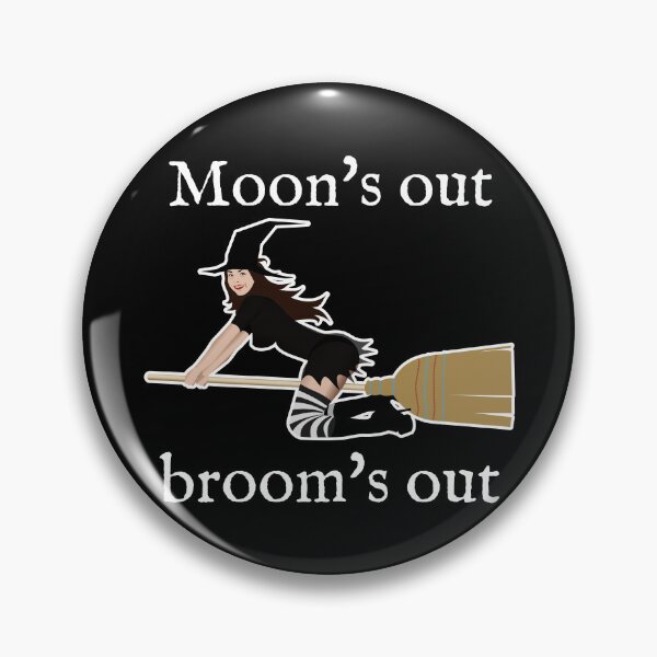 Item preview, Moon's Out, Broom's Out designed and sold by Good-Looking Corpse.