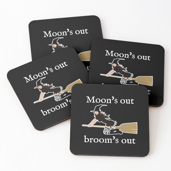 Item preview, Moon's Out, Broom's Out designed and sold by Good-Looking Corpse.