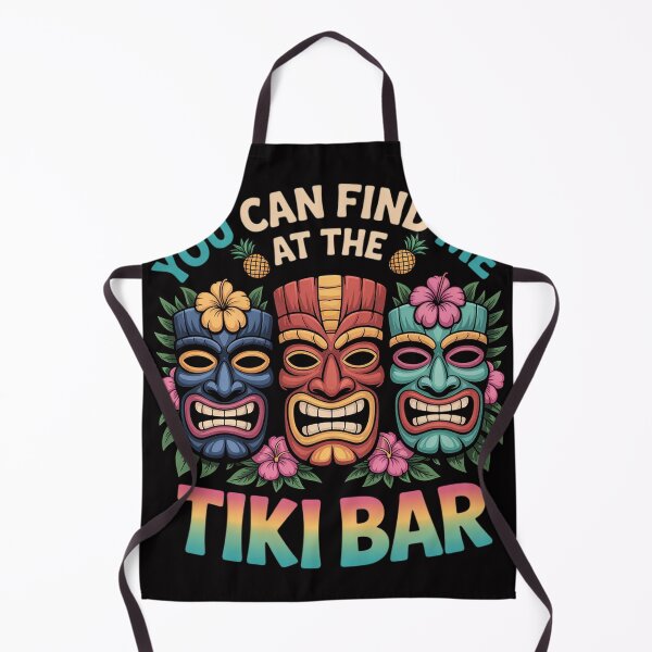 Item preview, You Can Find Me At The Tiki Bar Hawaiian Luau Tiki designed and sold by MuteElevent.