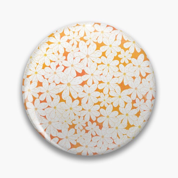 Item preview, Daisy Patch - Orange and Lemon designed and sold by Lynne Goodman Design.