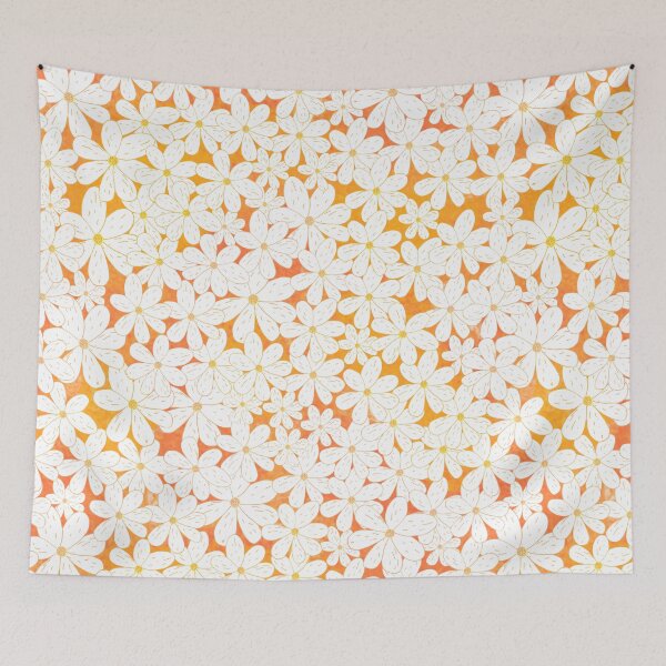 Item preview, Daisy Patch - Orange and Lemon designed and sold by Lynne Goodman Design.