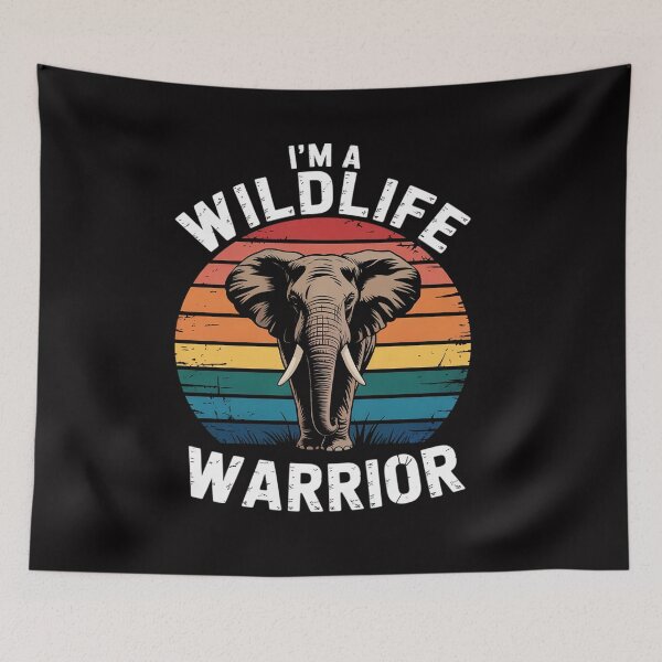Item preview, Wildlife Warrior Endangered Animals Conservation Elephant designed and sold by CareTopping.