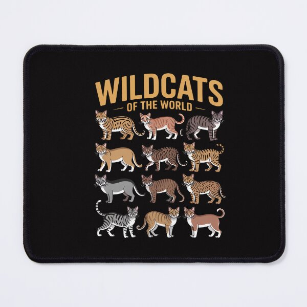 Item preview, Wild Cats Animals of the World Educational Wild Animal Lover designed and sold by CareTopping.