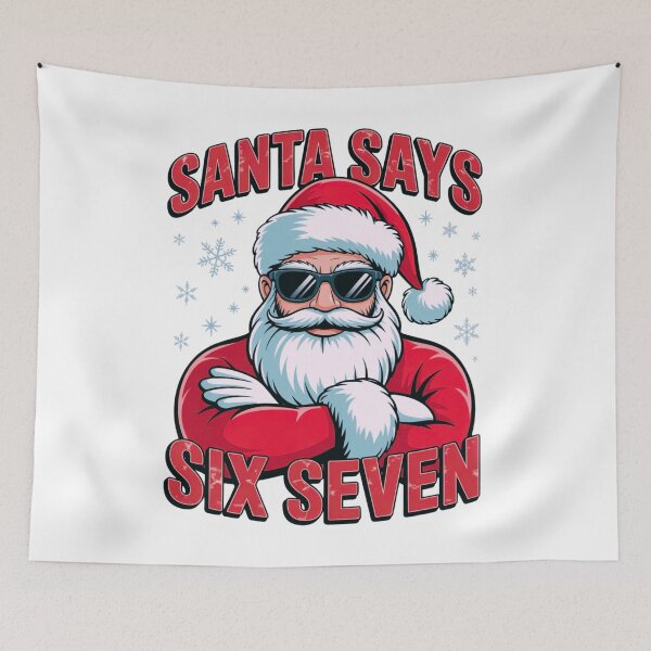 Item preview, Santa Says Six Seven 67 Funny Christmas Gen Alpha Slang designed and sold by SONBAN.