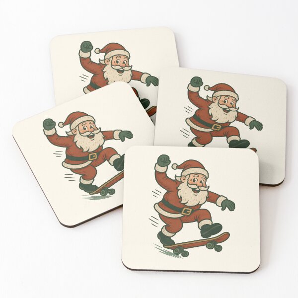 Item preview, Santa Skateboarding – Holiday Rebel Ride designed and sold by Tattee.