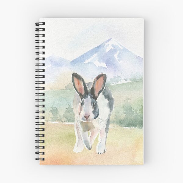 Item preview, Spring Rabbit Mountains designed and sold by WildAliceArt.