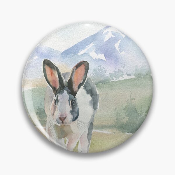 Item preview, Spring Rabbit Mountains designed and sold by WildAliceArt.