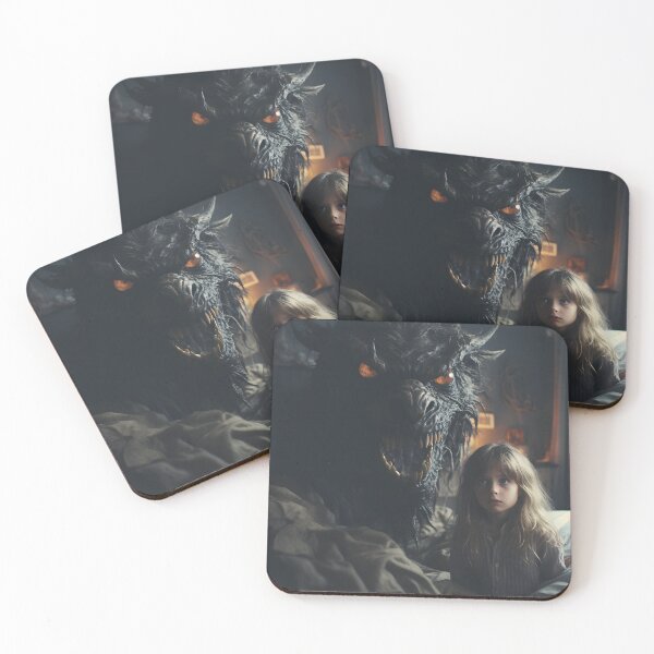 Item preview, Behind You Monster Bedroom Scene Art designed and sold by inoritedesigns.